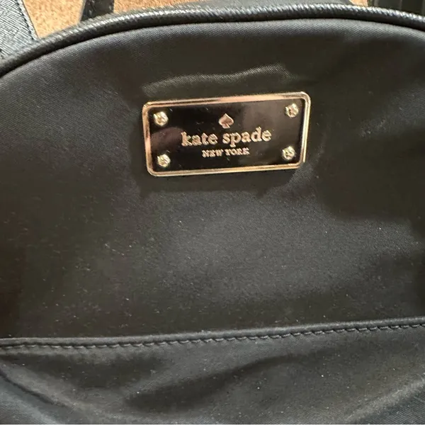 Kate Spade Black Nylon Backpack - Image 4