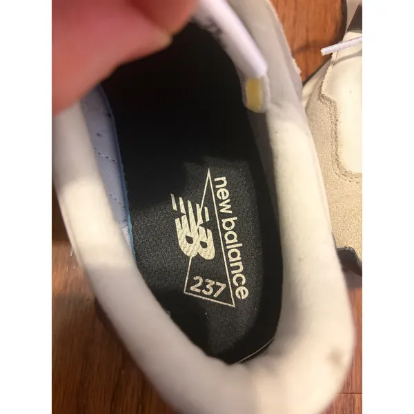 New Balance 237 Lifestyle Sneakers White Black‎ Suede WS237BW Mens 8 Womens 9.5 - Image 6