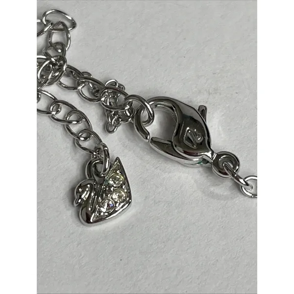 Swarovski Venalia pendant necklace Silver Tone Star Snowflake 18” - Image 4