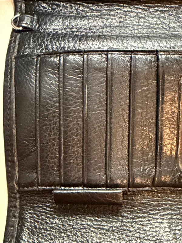 💳💳💳BOGOHO💳💳💳Brighton Black Woven Leather Clutch Wallet with Silver Accent - Image 11