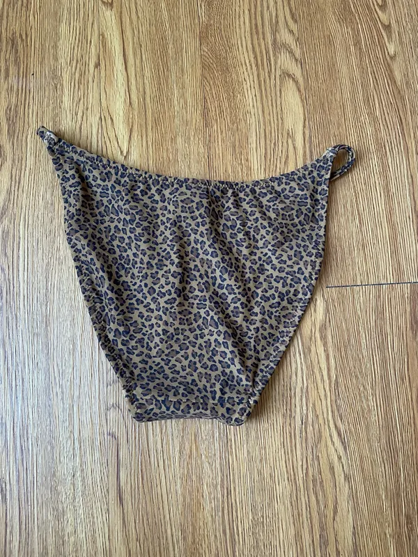 J.crew leopard print 90’ no tie bikini bottom  - Image 9