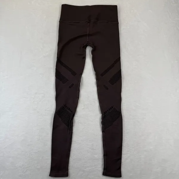 Alo Yoga Womens Seamless High-Waist Radiance Legging Dark Plum Espresso Size‎ M - Image 6