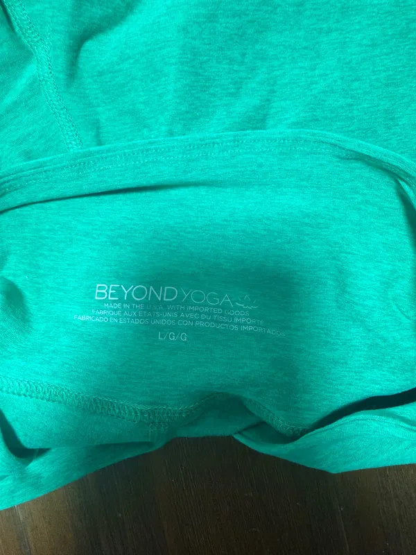 Green beyond yoga biker shirts (5 inch) - Image 5