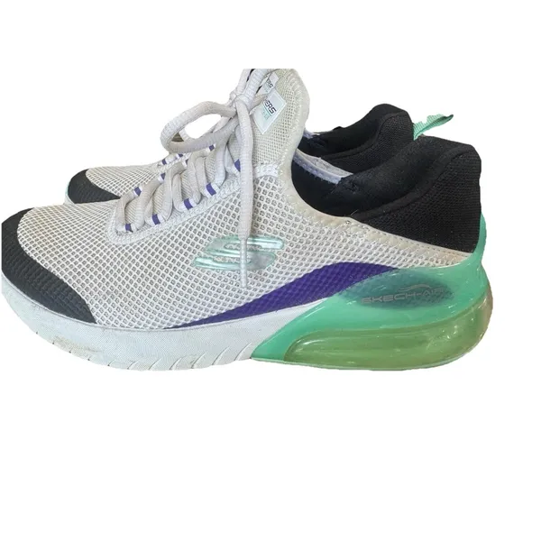 Skechers Skech-Air Stratus White Memory Foam Sneakers Size 9 - Image 2
