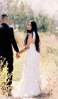 Lulus New Everlasting Promise White Backless Mermaid Maxi Dress - Image 8