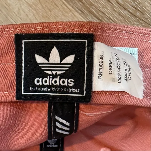 NWOT Adidas Women's Coral Embroidered Adjustable Baseball Cap Hat - Image 10