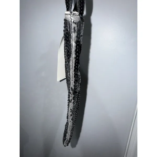 Vintage Miu Miu Hand Bag Black Sequins‎ See Photos G - Image 6