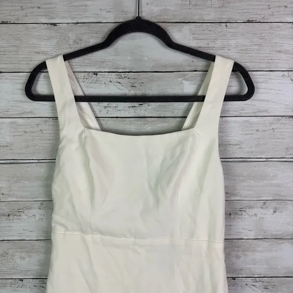 Lulus Blissfully Beaming White Sleeveless Bow Mini Dress White Size Medium - Image 4