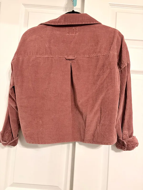 Corduroy Button-Up American Eagle - Image 4