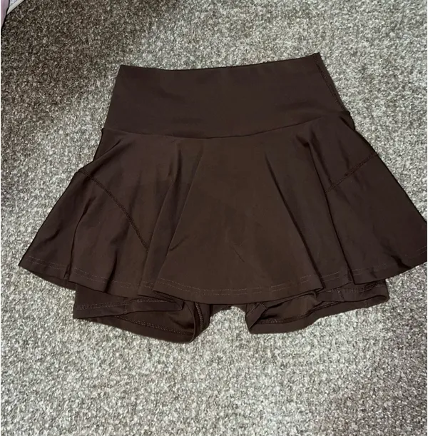 POPFLEX Twirl Skort Brown Size M - Image 3