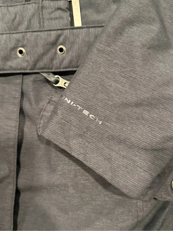 Columbia Omni Tech Parka Women’s Grey Belted Insulated Jacket Size Md - Image 3