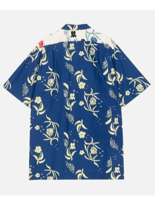 NWT marimekko Fasadi Herbaario Floral Print Cotton Poplin Shirt Dress 40 / 10 - Image 6