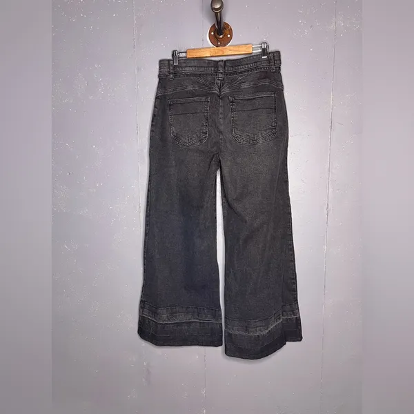 Democracy Tie Waist Wide Leg Jeans Size 10 - Image 4
