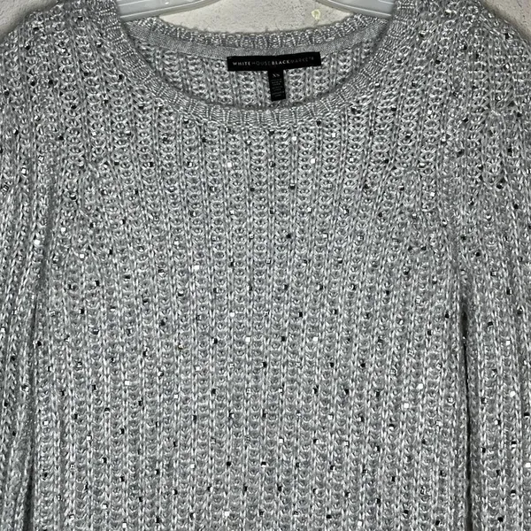 White House Black Market Sparkly Sweater - Image 2