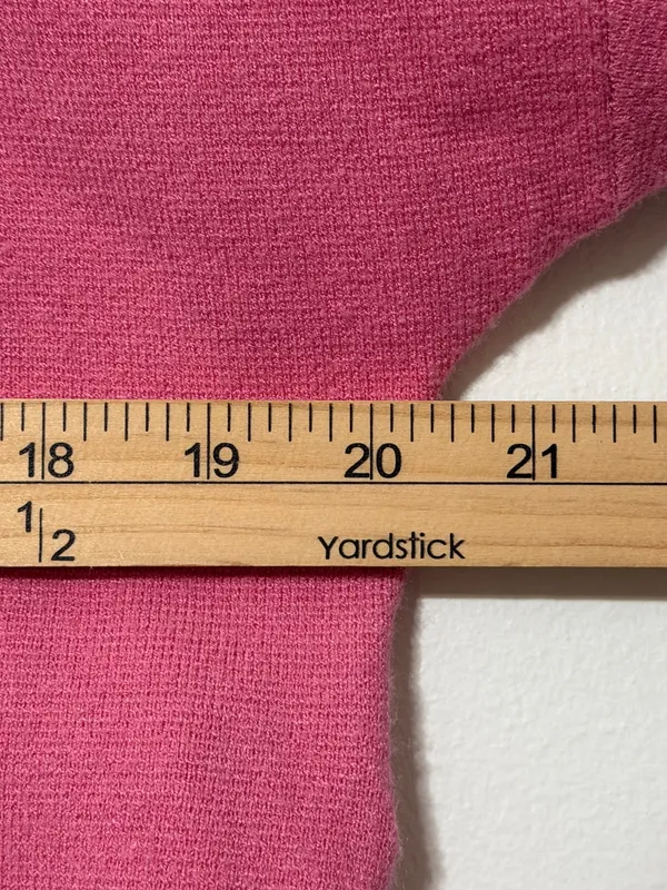 Abercrombie & Fitch Pink Crewneck Sweater Size XS Knit Stretch Bubblegum Summer - Image 8