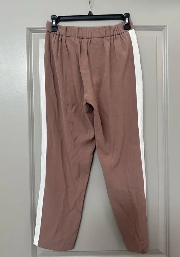Babaton Tuxedo Stripe Tan Pants - Image 3
