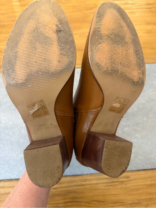 Madewell The Regan Boot English Saddle Brown Leather Ankle Boots 9.5 - Image 12