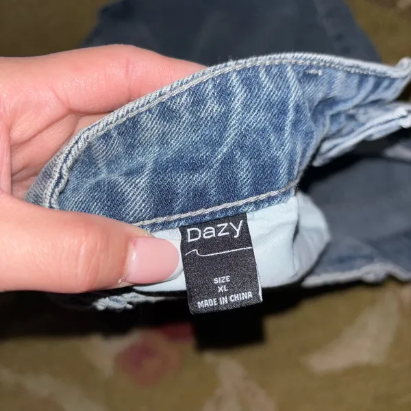 denim skirt Blue Size XL - Image 2