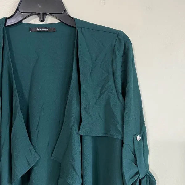 Color swatch medium cardigan‎ Green - Image 2