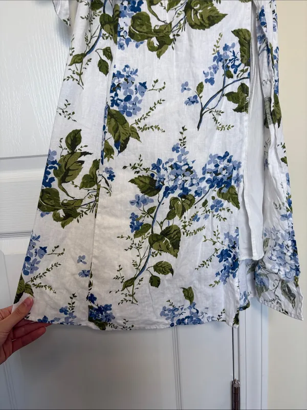 Reformation Kieryn Linen Dress size 2 - Image 6