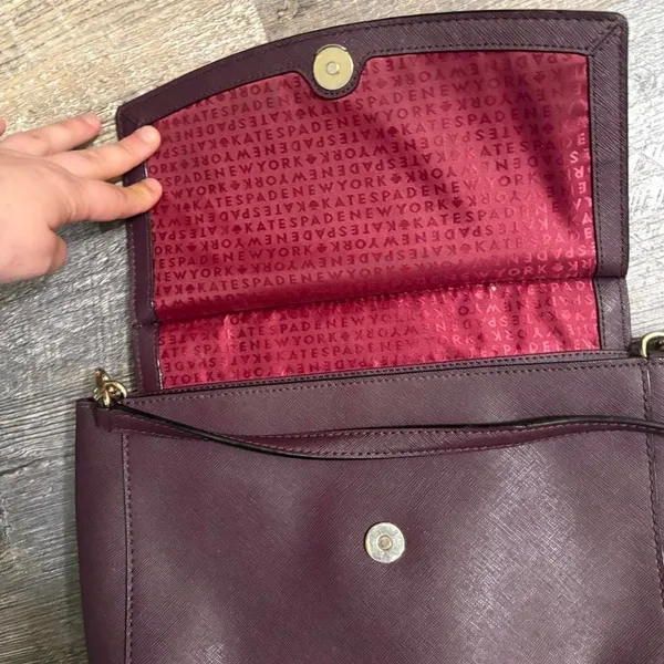 kate spade burgundy‎ crossbody - Image 4