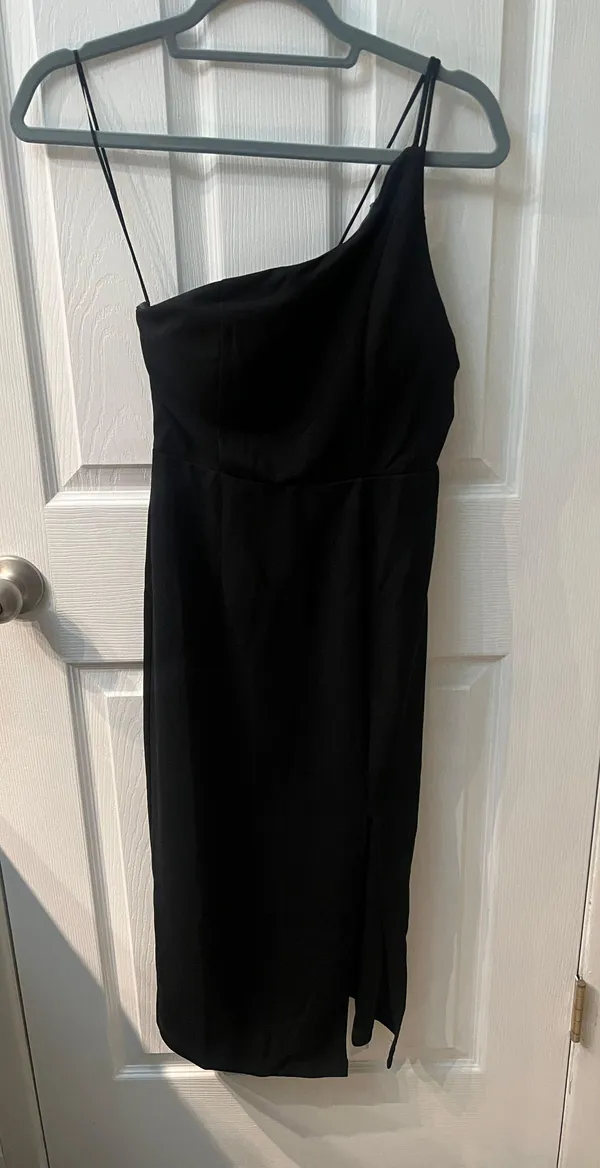 Hello Molly Black Midi Dress - Image 4