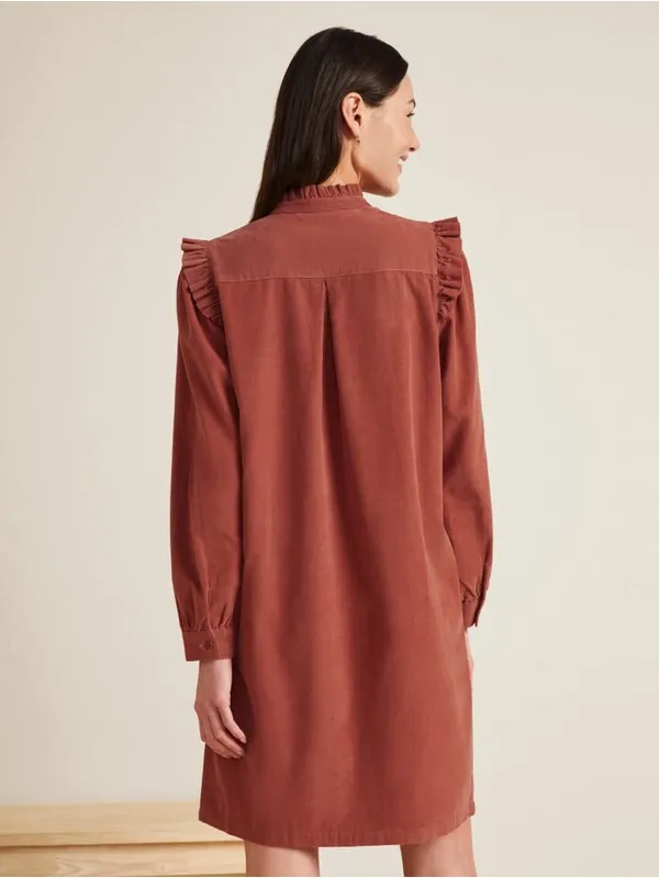 Garnet Hill Daphne‎ Corduroy Dress size medium - Image 2