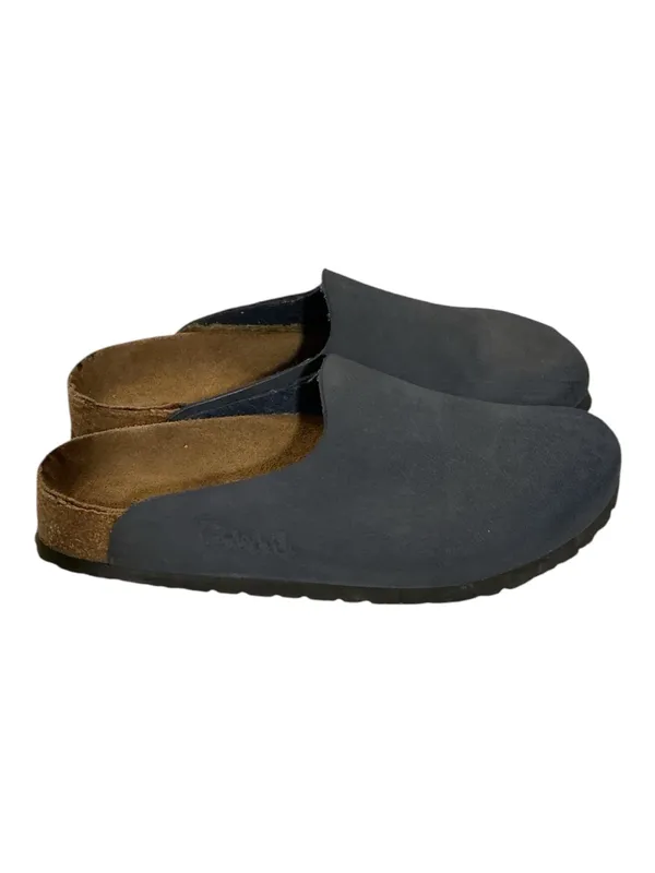 Vintage Birki's by Birkenstock Navy Blue Suede Leather Clogs - Size EU 38 / US Women's 7 (M5) - Image 3