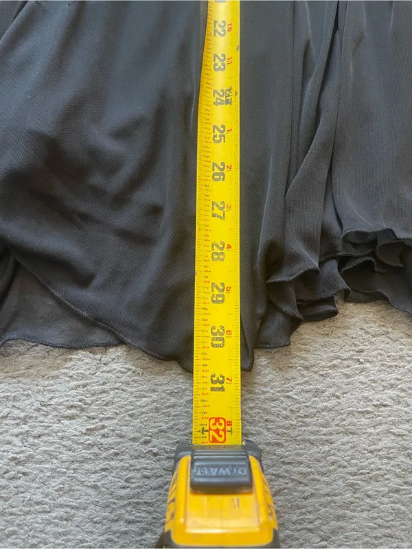 Vintage Frederick's of Hollywood Black Spaghetti-Strap Mini Dress - Image 7