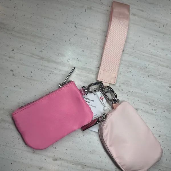 Lululemon Dual Pouch Wristlet Pink - Image 3