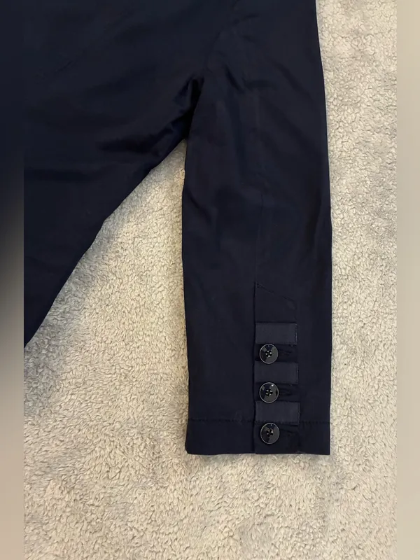 Classic Navy Women's Blazer Jacket by Express Size 10 - Image 9