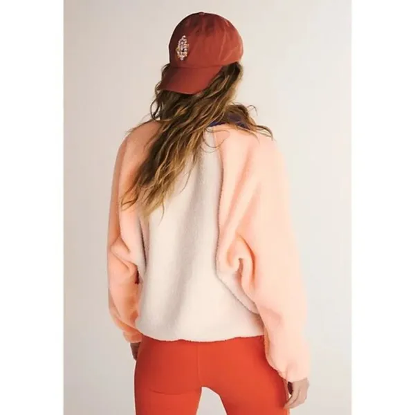FREE PEOPLE Hit The Slopes Colorblock Pullover Sport Canvas Combo Size X-Small - Image 14
