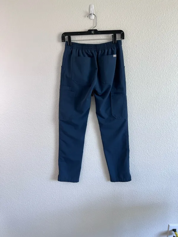 FIGS Women's High Waisted Yola Skinny‎ Scrub Pants™ Dark Harbor - Image 6