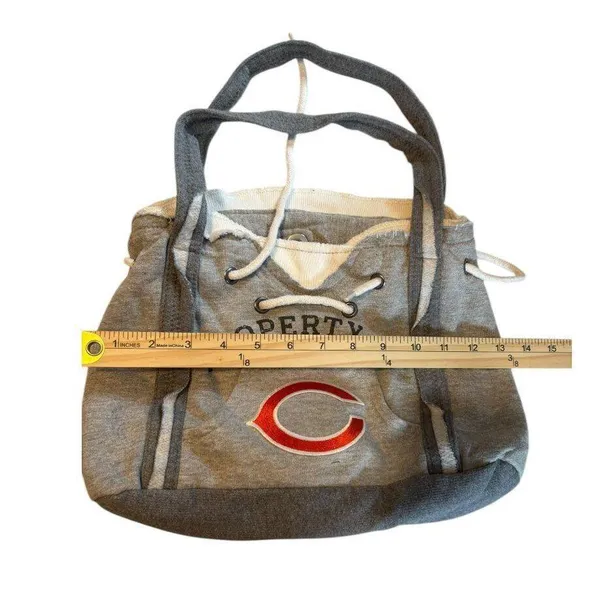 Chicago Bears Property Of C Tote Bag With Drawstring & Snap Closure - Image 5