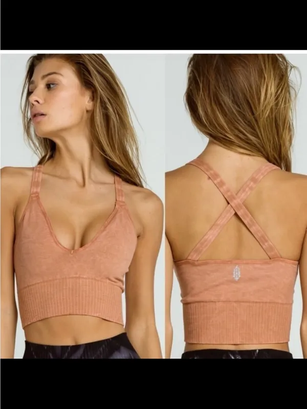 Free People Good Karma Crop Desert Dune Size XS/S - Image 2