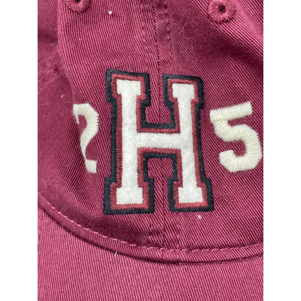 Legacy Unisex Red Harvard University Class of 2025 Dad Strapback Hat Cap OS - Image 4