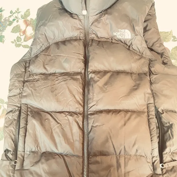 The North Face Vest 1996 Retro Nuptse 700 Puffer Down Chocolate Brown S GUC - Image 8