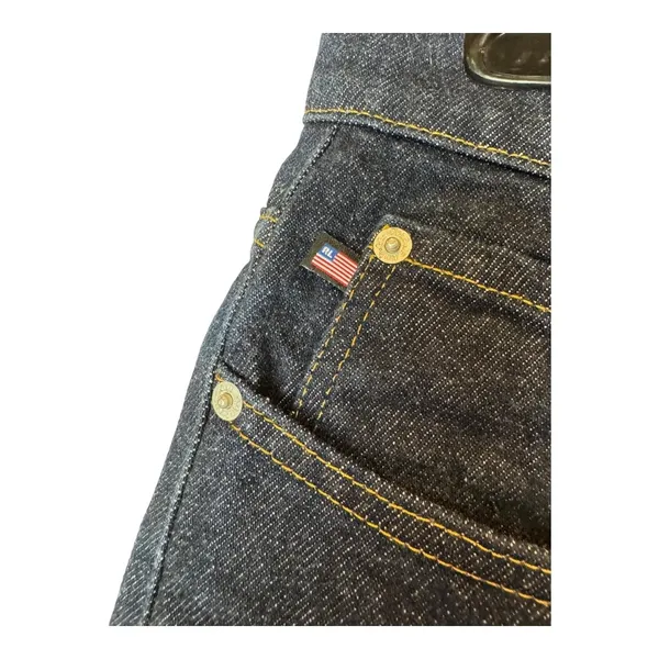Ralph Lauren Jeans Women 14 Blue Denim‎ Dark Wash RL Flare Bootcut Preppy - Image 4