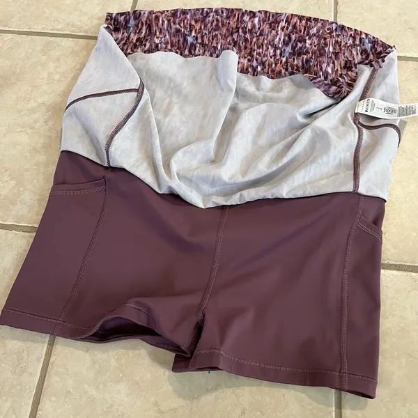 Athleta Run With It 14" Skort Featherweight Running Tennis Multi Color Small S - Image 6