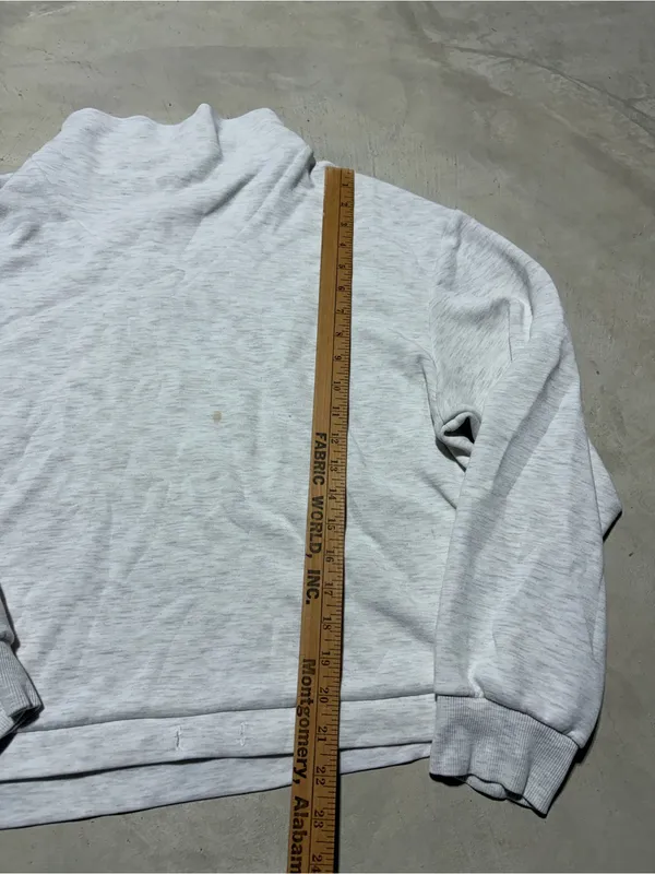 Varley Light Gray Turtleneck Sweatshirt Betsy LW double face medium - Image 5