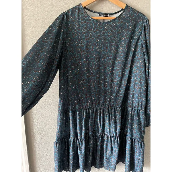 Zara‎ Tiered Floral Tunic Dress - Image 4