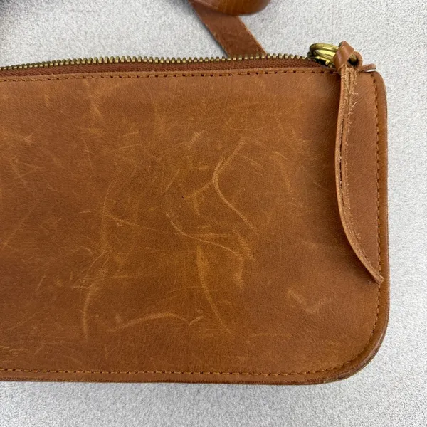 Madewell Bag Womens OS Brown Leather Simple Crossbody Pouch - Image 2