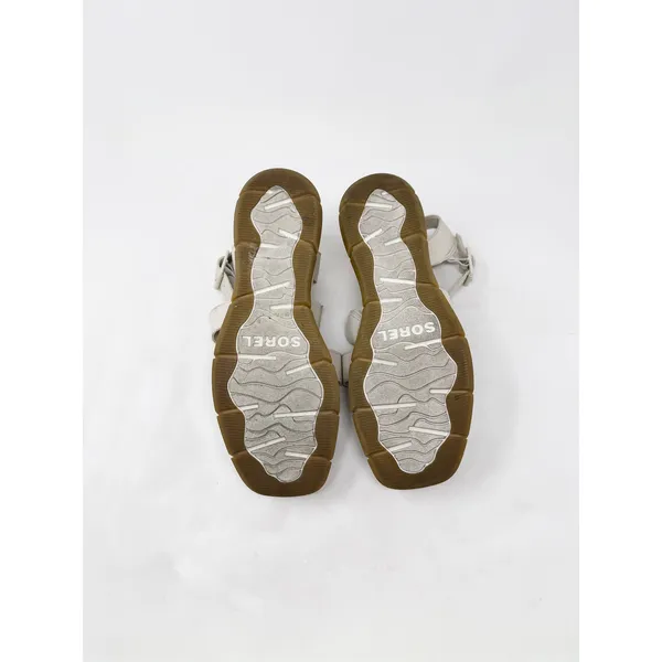 [Sorel] Cream Leather Joanie III Platform Wedge Ankle Strap Sandals Size 9.5 - Image 10