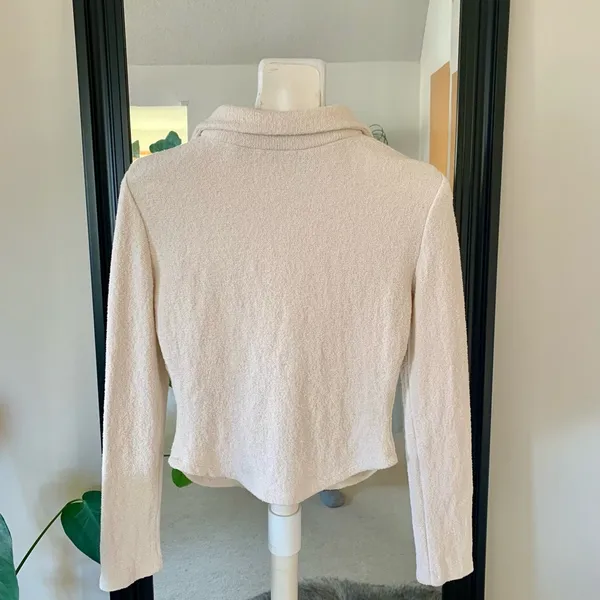 ZARA Ivory Shirt - Image 3