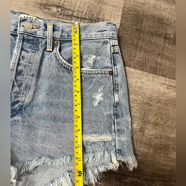 AGOLDE Parker Vintage Cut Off Shorts in Swapmeet - Image 8