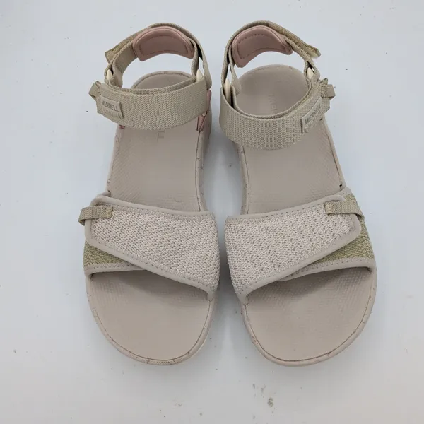 Merrell Bravada Backstrap Cord Wrap Women 6 Moon Beige Pink Sport Sandal J004538 - Image 4