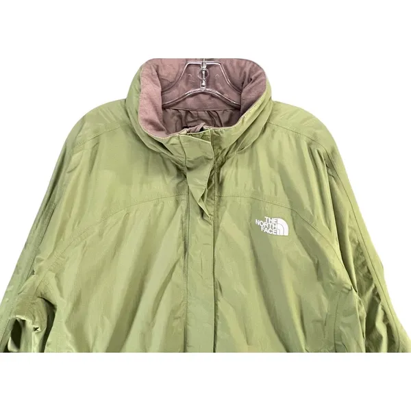 The North Face‎ Hyvent Jacket Womens L Green Nylon Waterproof Hiking Outdoors - Image 2