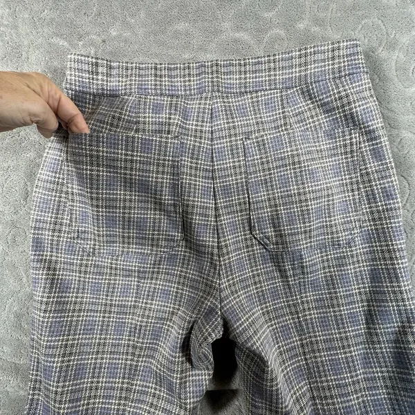 Anthropologie Plaid Trousers Pants Plaid Boot Cut Womens Medium Preppy Career - Image 3