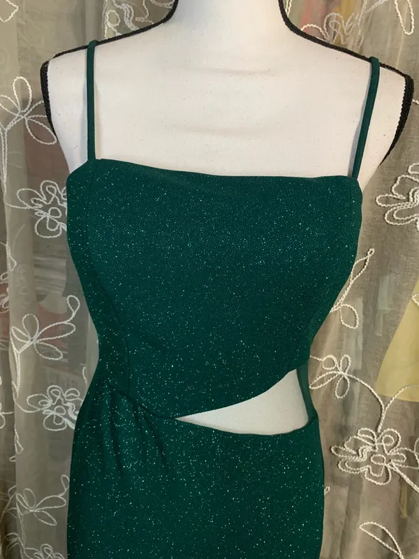 Windsor Emerald Green Glitter Mermaid Dress - Image 11