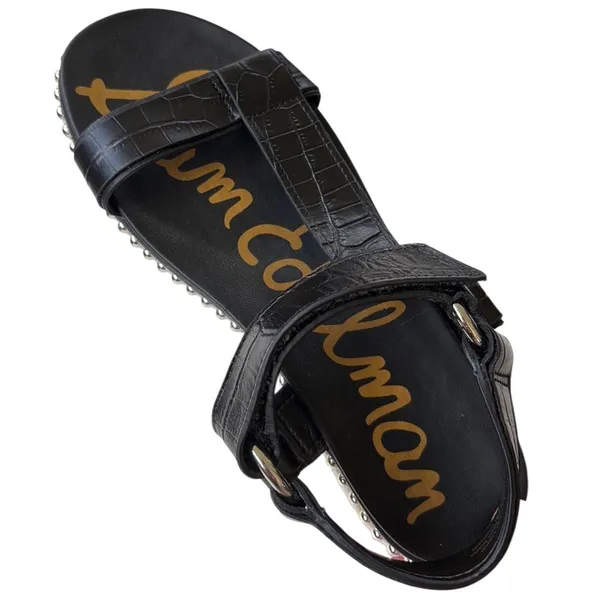 EUC Sam Edelman Leather Annalise Studded Sandals Black Size 6.5 - Image 6